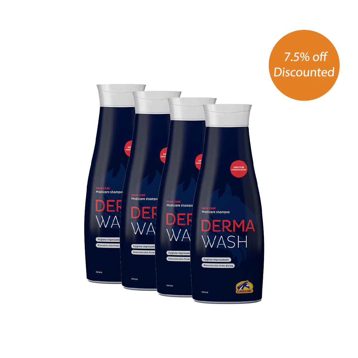 Cavalor Derma Wash Deep-cleaning Shampoo for Horses - 4-pack