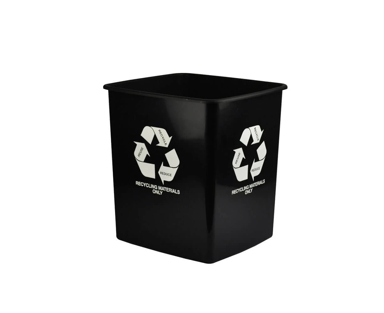 Italplast Recycling Materials Only Bin 15L - Black