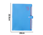 Expanding File Folders 12 Pockets Accordion File Folder A4 Paper Document Organizer Folders