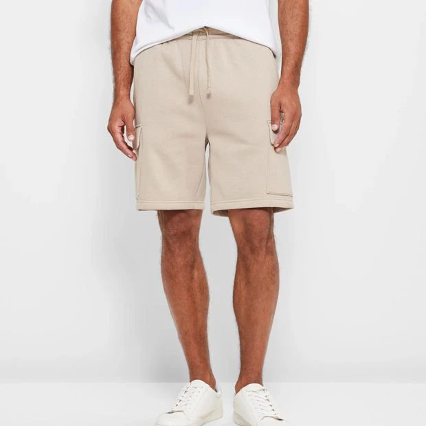 Target Fleece Cargo Shorts - Neutral