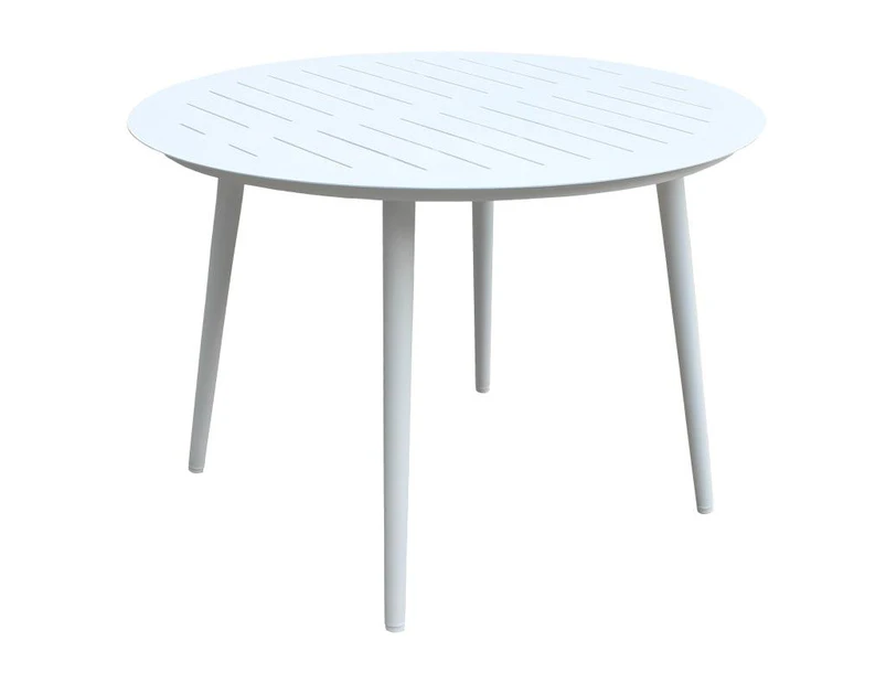 FurnitureOkay Cove Aluminium Outdoor Dining Table (110cm Round)