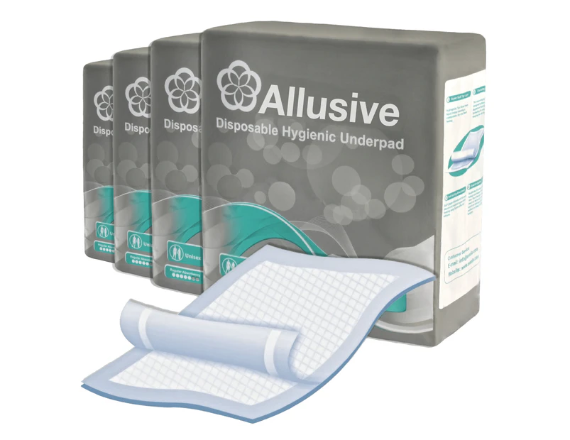 Allusive Incontinence Underpad - 60 Pack, Small (60cm - 60cm)
