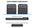 For Apple iPhone 14 Case, CamShield Series Slim Stylish Protective Case with Slide Camera Cover (Black)