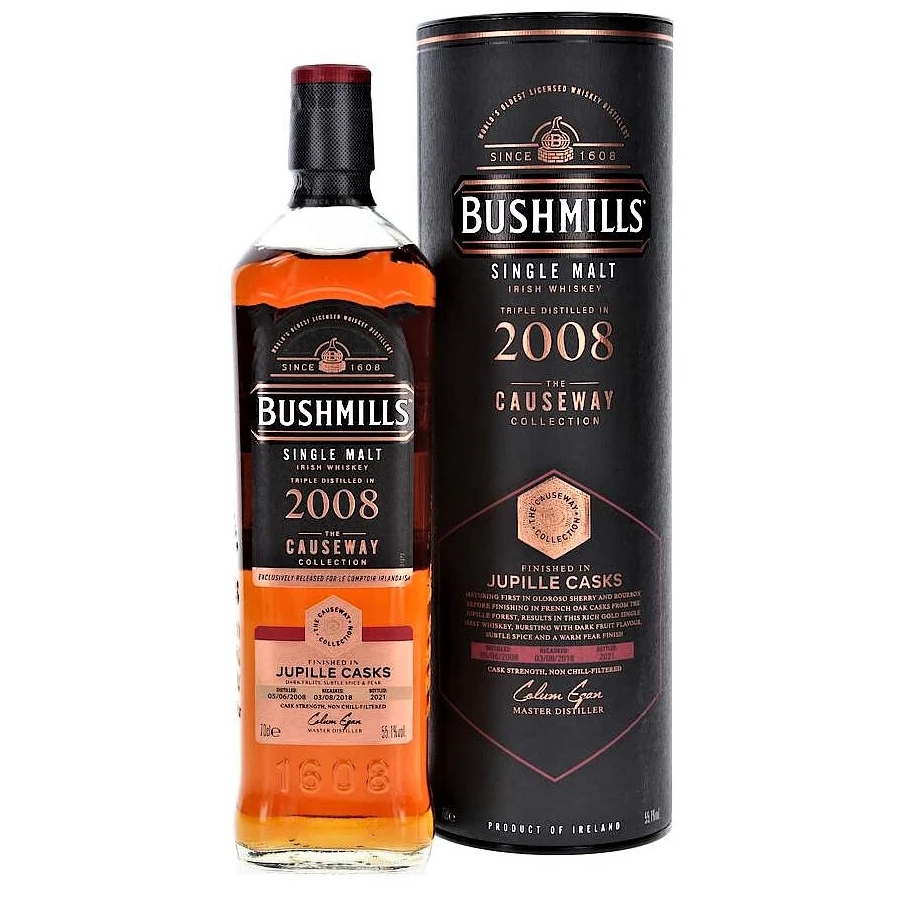 Bushmills 2008 Jupille Casks 13 Year Old The Causeway Collection 700ml