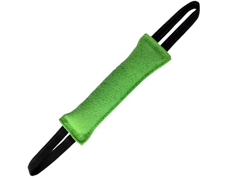 Dog Bite Stick Teeth Clean Interactive Play Toys Training Equipment Dog Biting Cushion Tug Stick Pet Supplies-Green