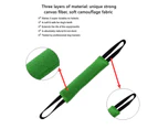 Dog Bite Stick Teeth Clean Interactive Play Toys Training Equipment Dog Biting Cushion Tug Stick Pet Supplies-Green