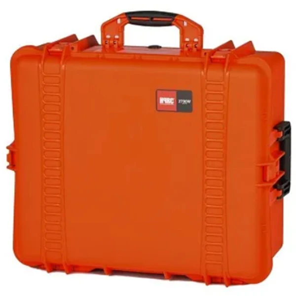 HPRC 2700W - Wheeled Hard Case with Cubed Foam (Orange)