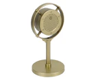 Vintage Retro Microphone Prop Model Fake Plastic Classic Microphone Model Stage Photography Prop Gold