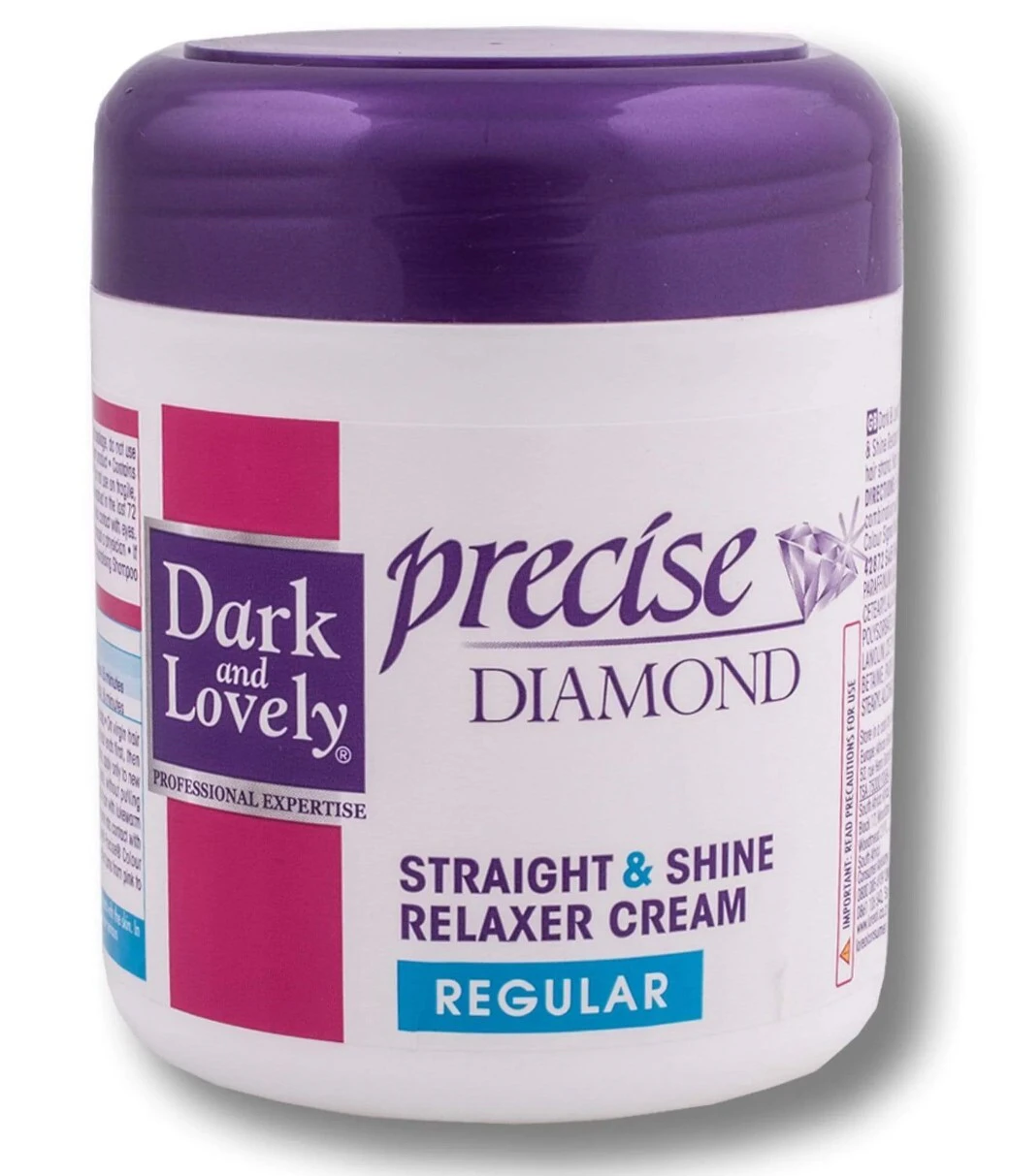 Dark and Lovely Precise Diamond Straight & Shine Relaxer Cream Regular 450mL