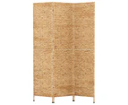 vidaXL Room Divider 3-Panel 122x180 cm Water Hyacinth