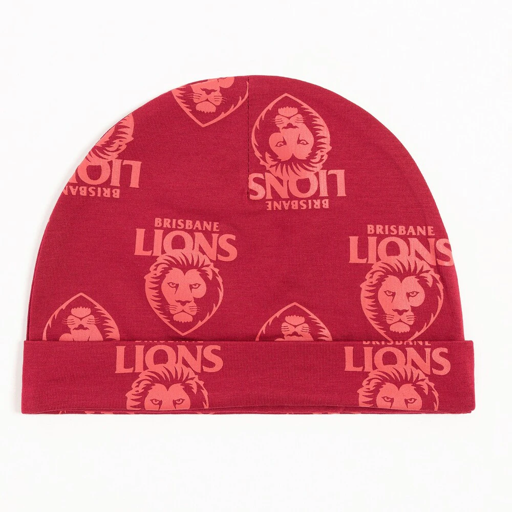 Brisbane Lions Baby Logo Beanie