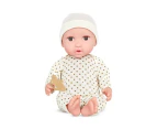 LullaBaby 14-inch Baby Doll with PJs and Ivory Hat