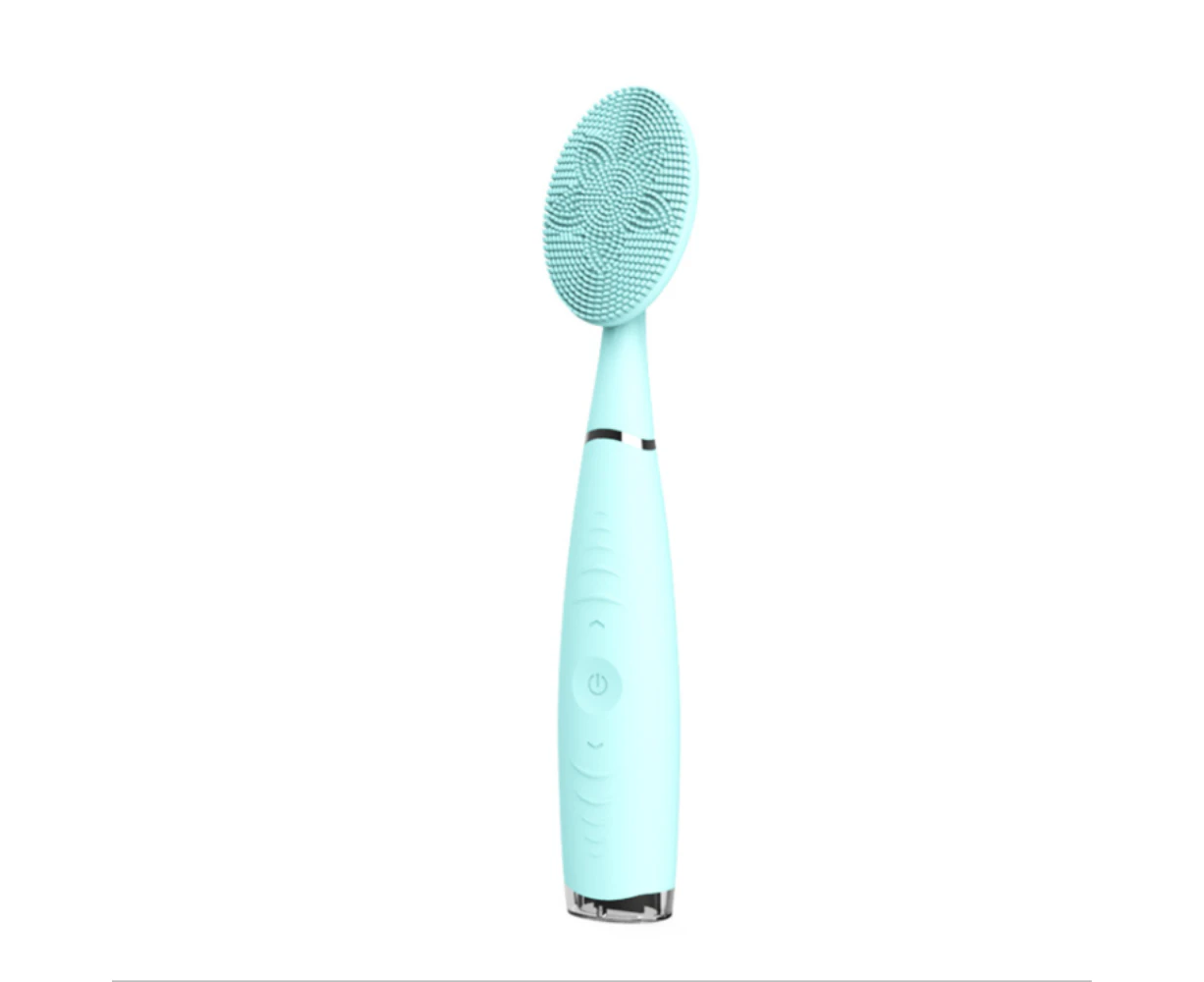 Facial Cleansing Brush, Electric Face Cleansing Brush with 5 Adjustable Speed, IPX6 Waterproof Silicone Face Brush