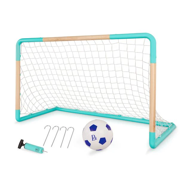 B. toys Soccer Net & Ball Kids Sports Set