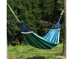 1 Set Hanging Bed Soft Touch Strong Bearing Capacity Canvas Unisex Portable Camping Hammock Outdoor Accessories