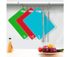 6Pcs Antislip Rectangle Fish Fruit Chicken Cutting Chopping Board Kitchen Gadget-6pcs