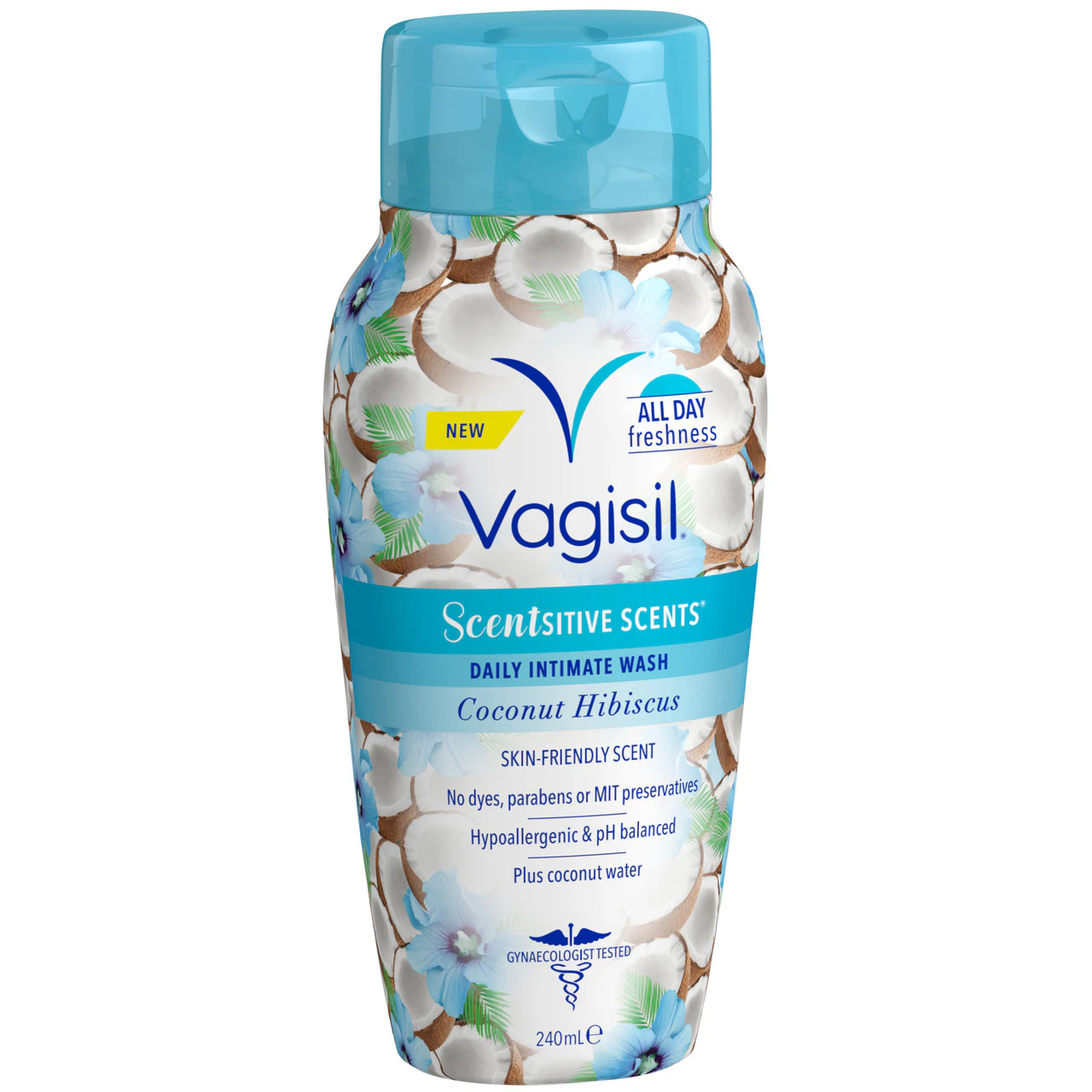 Vagisil Scentsitive Scents Coconut Hibiscus Intimate Wash 240ml