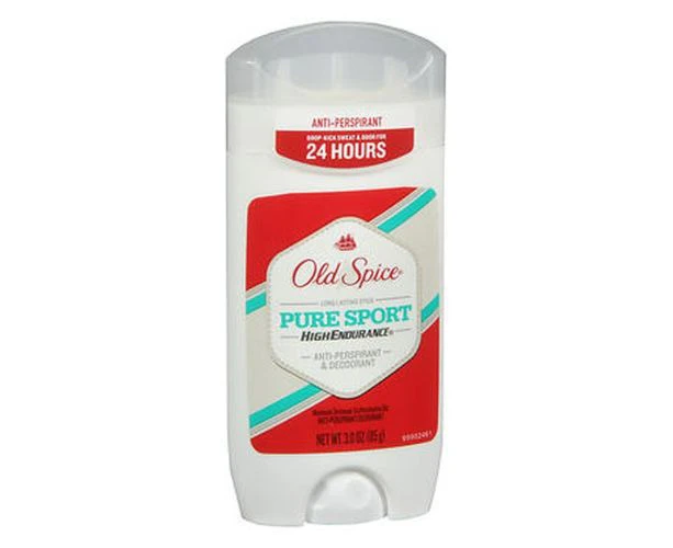 Old Spice High Endurance Antiperspirant/Deodorant Invisible Solid, Pure Sport 3 oz