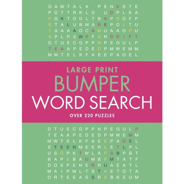 Target Large Print Bumper Word Search