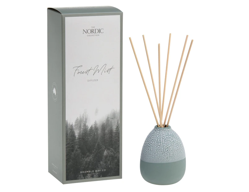 Bramble Bay Ceramic Reed Diffuser The Nordic Collection Forest Mist