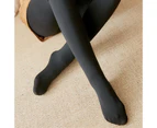 Women Stockings Transparent High Elasticity Glossy Basic Sexy Pantyhose for Daily Wear-Black 1 - Black 1