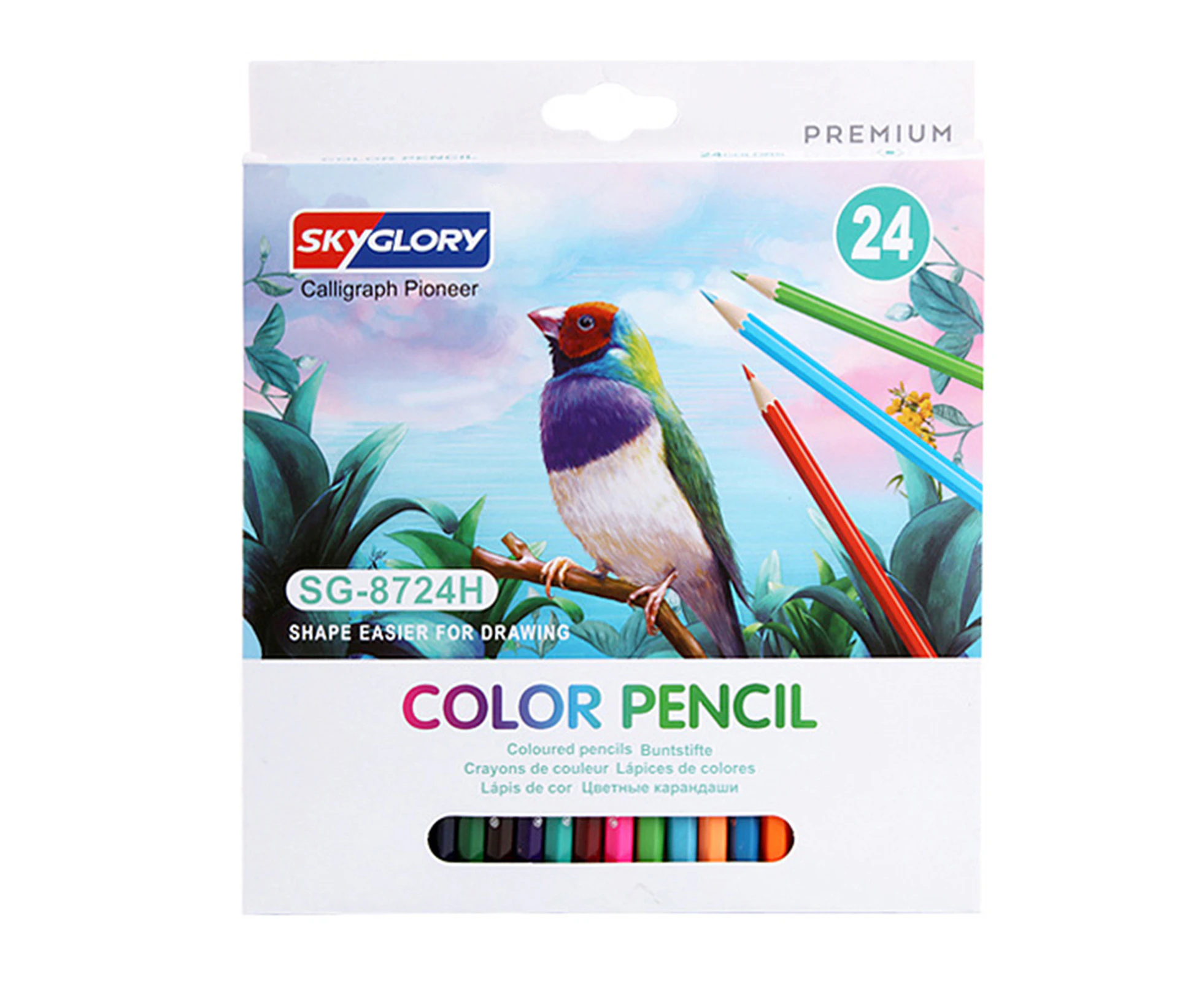 1 Box Colored Pencil Professional Smooth Stationary 12/24/36 Color Wood Oil Color Pencils School Supplies