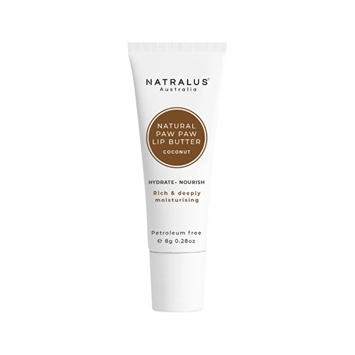 Natralus Natural Paw Paw Lip Butter Coconut 8g