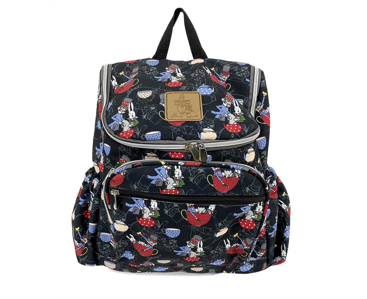 Young Spirit Mad Hatter Canvas Baby Nappy Backpack