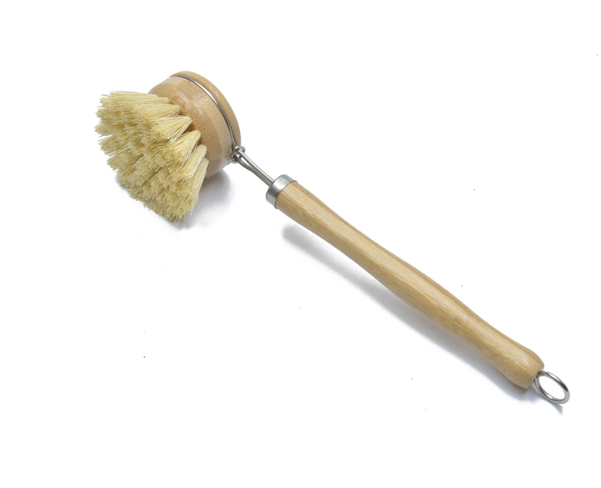 Natural Dish Brush,  Kitchen Eco Bamboo Scrubber Brushes