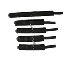 11Pcs Sex Toys Kit BDSM Bondage Whip Handcuffs Butt Plug Sexy Adult Game Tools-Black