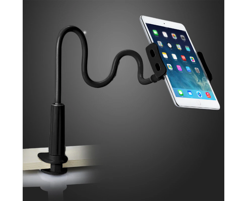 360° Rotating Phone Tablet Holder Desk Mount iPad iPhone Black