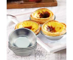 25 Pieces Mini Tart Pan, Egg Tart Molds Aluminum Cupcake Cake Mold, Pie Tins Cupcake Pudding Mould Baking Cups