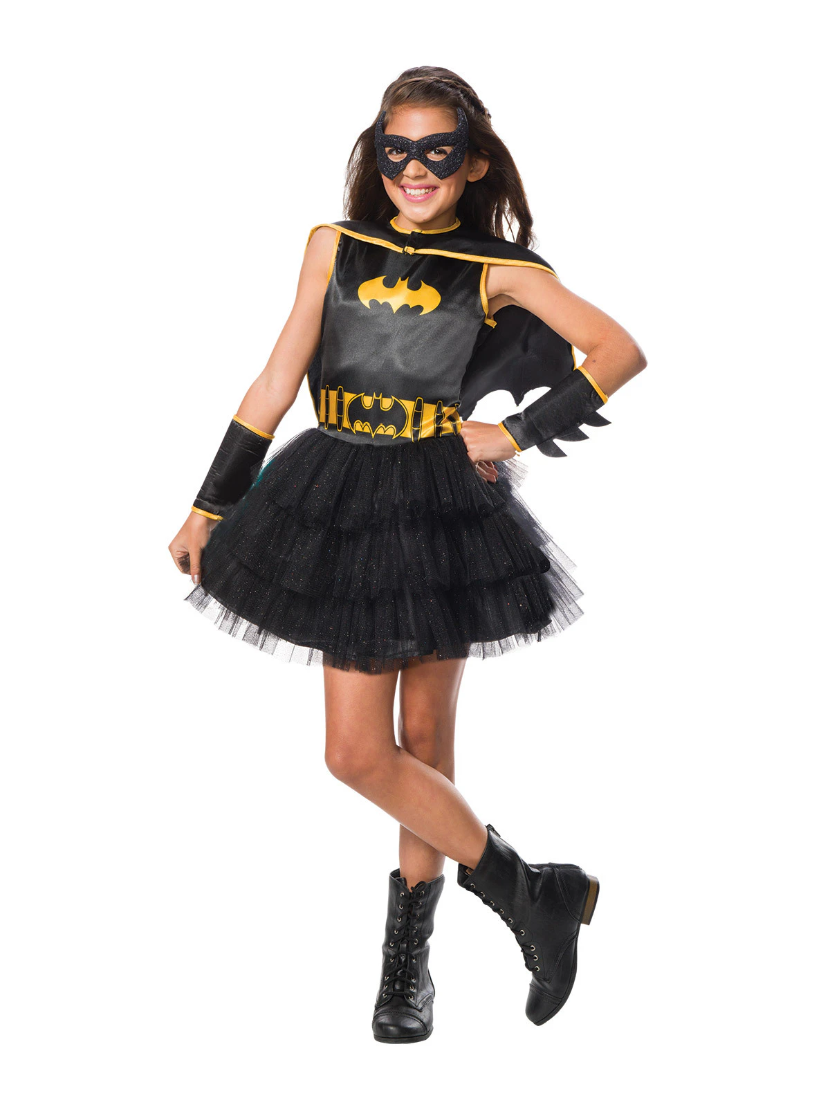 Dc Comics Justice League Batgirl Opp Tutu Dress Kids Halloween Costume Size 4-6