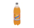 12pc Sunkist Zero Sugar Orange Flavoured Soft Drink Sparkling Soda Bottles 1.25L