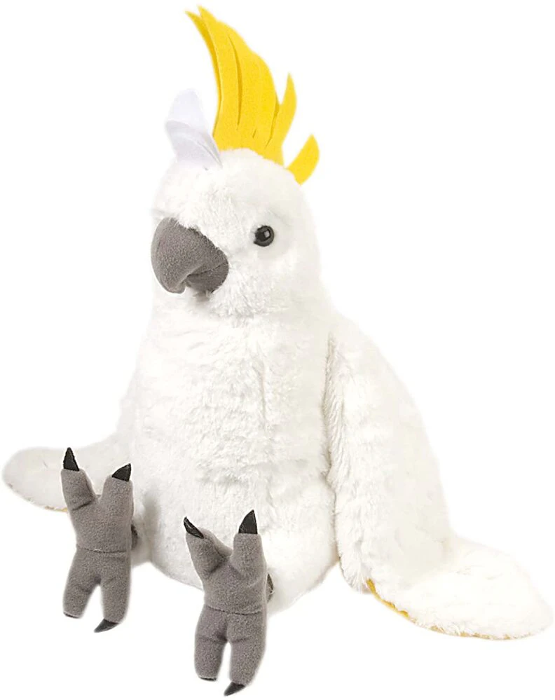 Wild Republic Cuddlekins - Sulphur Crested Cockatoo 12"