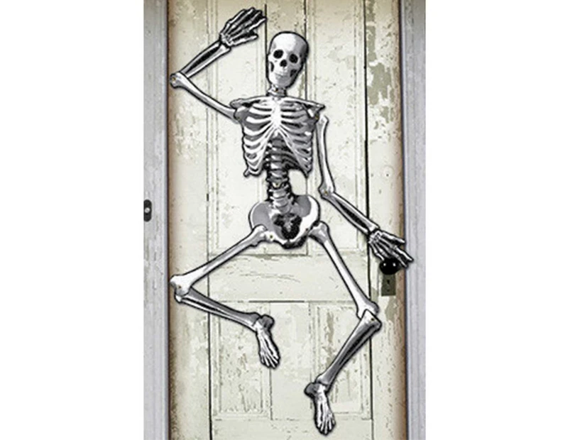 Halloween Jointed Skeleton Cardboard Cutout Decoration