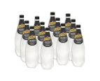 12pc Schweppes Sparkling/Carbonated Soda Water Beverege Drink Bottles 1.1L