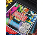 3pc Marvel Comic Retro Kids/Childrens 4-Wheeled Suitcase Travel Luggage Set