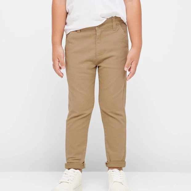 Target Fixed Waist Chino Pant - Tan