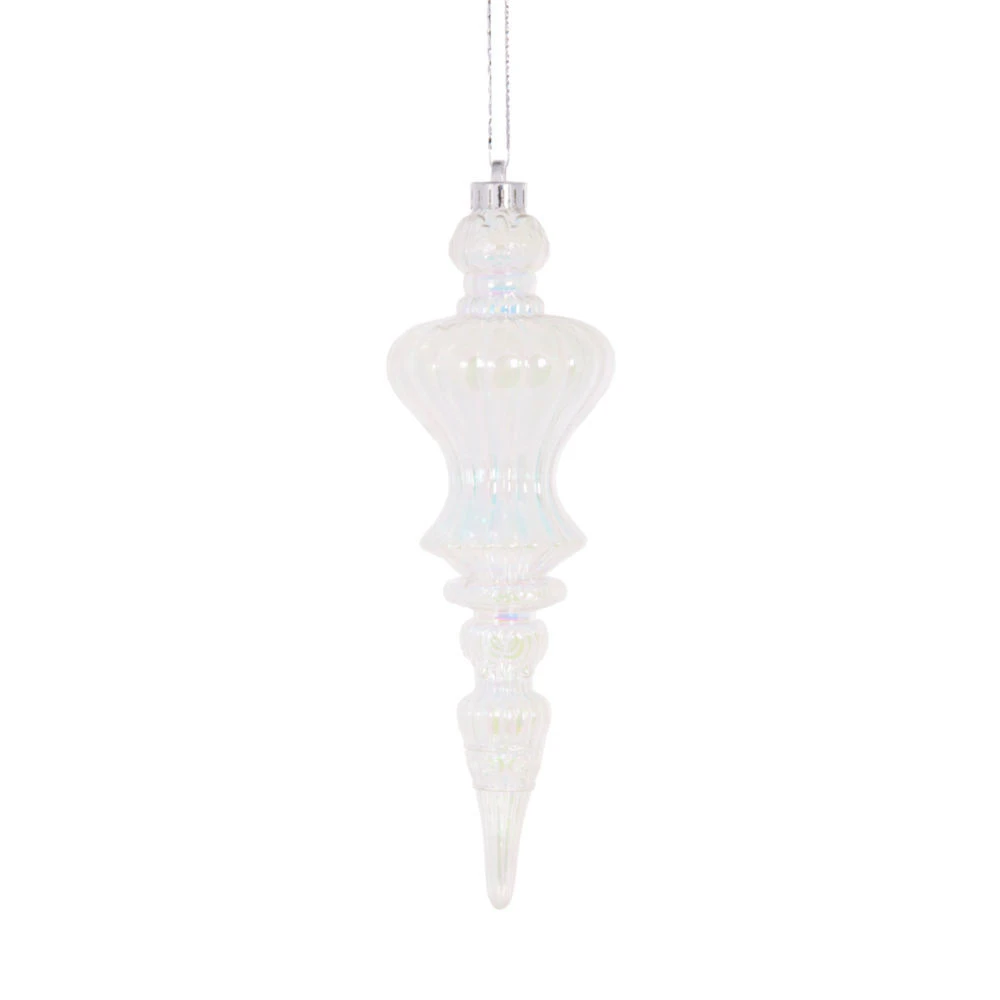 Iridescent Crown Finial 30cm