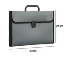 Simple large-capacity organ bag financial portable briefcase