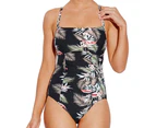 Seafolly Ocean Alley DD Cup Square Neck One Piece Swimsuit 10841DD615 Black