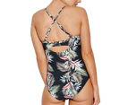 Seafolly Ocean Alley DD Cup Square Neck One Piece Swimsuit 10841DD615 Black