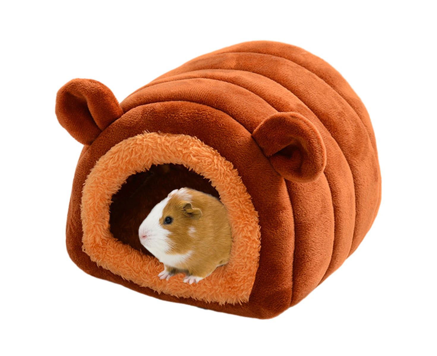 Hamster Hedgehog Guinea Pig Cave Bed Nest Hideout, Small Animals Cage Supplies Warm House