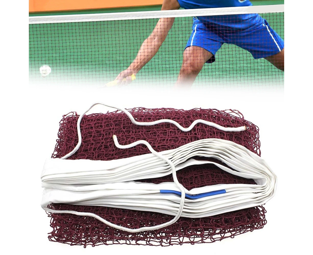 Portable Outdoor Standard Badminton Net for Professional Sports Training Game-Red