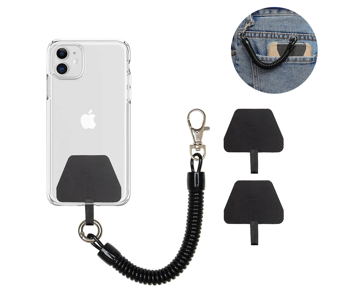 Cell Phone Lanyard Tether with Patch,Universal Smartphone Wrist Strap