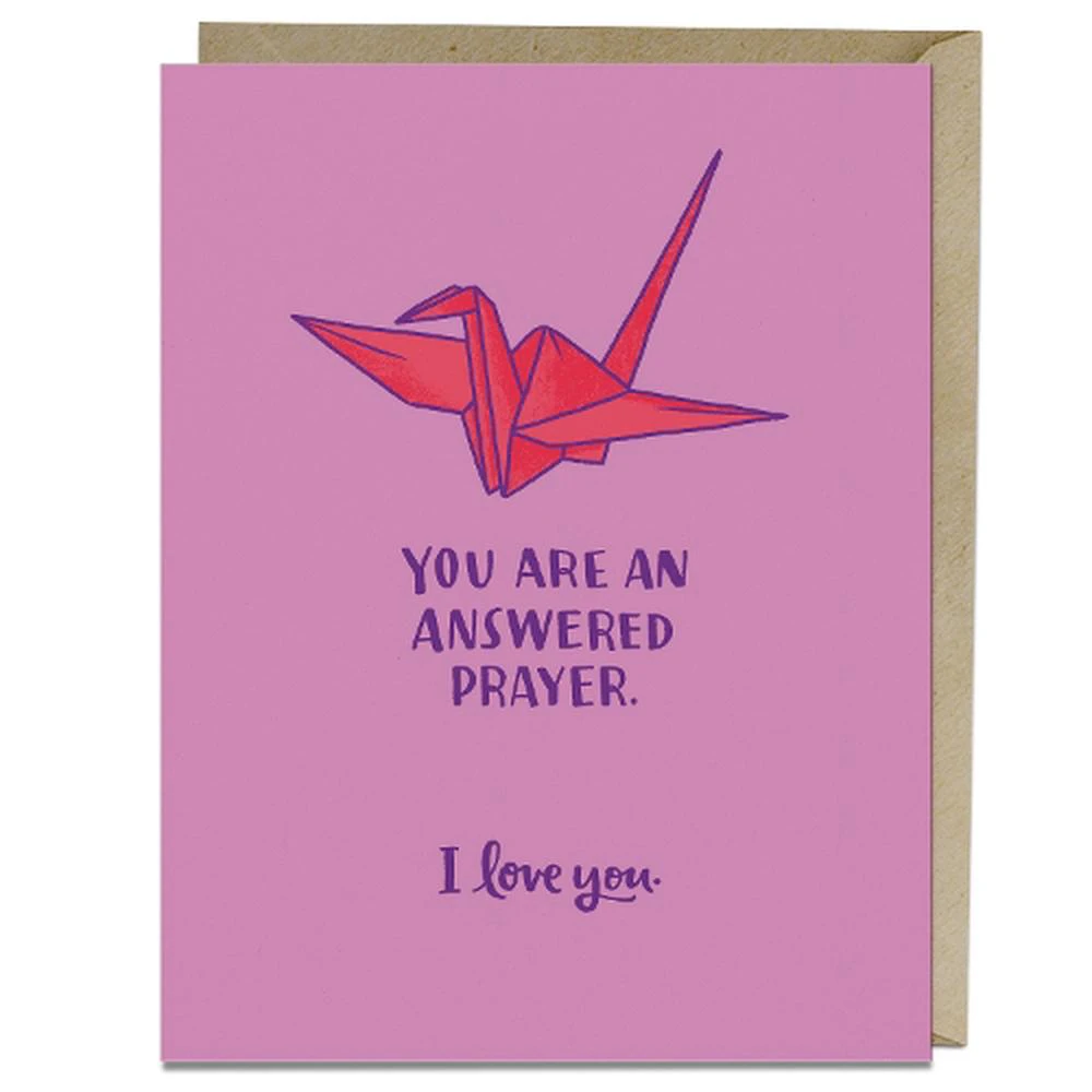 6 Pack Em & Friends Answered Prayer Love Card