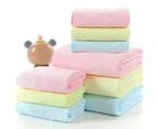 70x140cm Microfiber Bear Soft Water Absorbent Shower Bath Beach Towel Blanket-Light Blue Microfiber