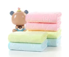 70x140cm Microfiber Bear Soft Water Absorbent Shower Bath Beach Towel Blanket-Light Blue Microfiber