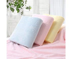 70x140cm Microfiber Bear Soft Water Absorbent Shower Bath Beach Towel Blanket-Light Blue Microfiber